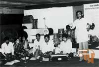 B. V. Karanth speaking on Music in contemporary Indian theatre at Bharat Bhavan Rangmandal, Bhopal.